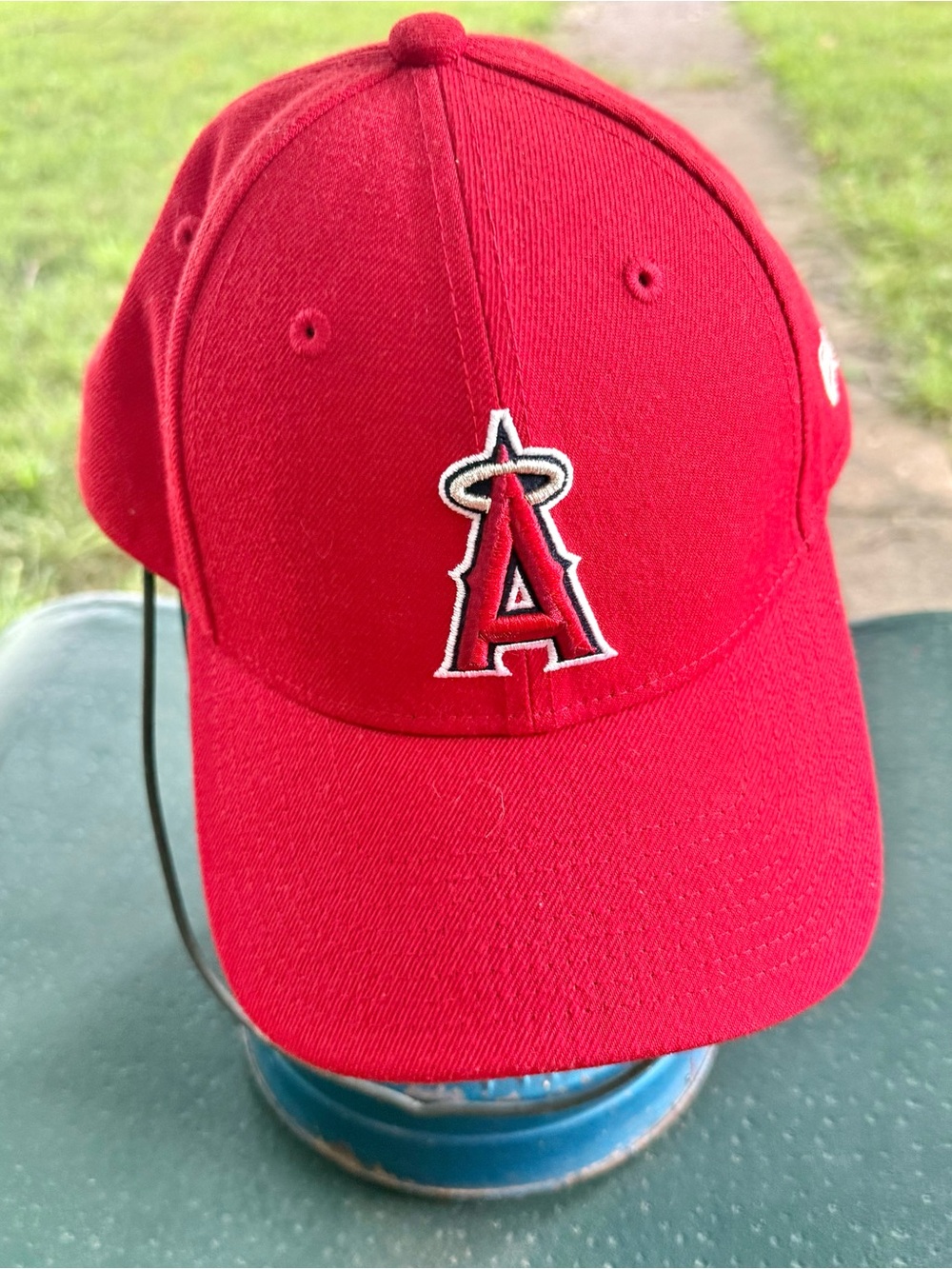 Los Angeles Angels Hat MLB New Era 9Forty Adjustable Red Cap